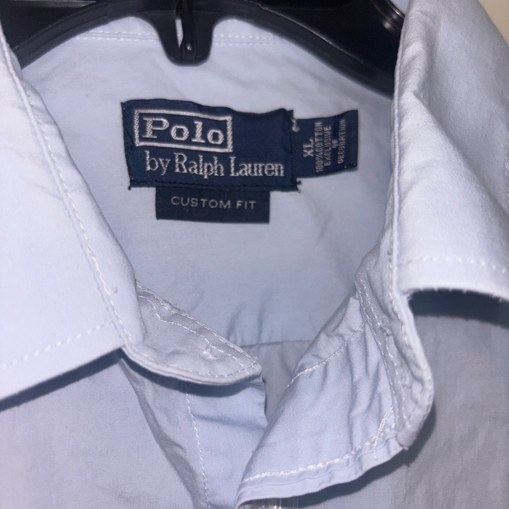 Ralph Lauren Light Blue Casual Button Down Shirt - Picture 3 of 4